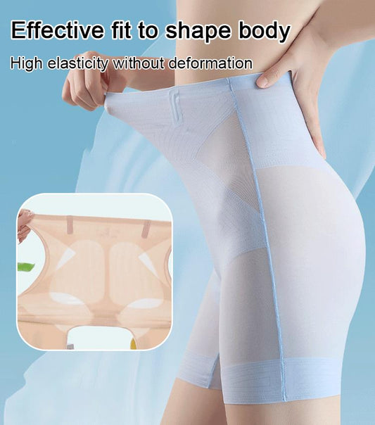 ✨New Arrival✨Ultra-thin Ice Silk High Waisted Tummy Tuck No Trace Body Shaping 3 in 1