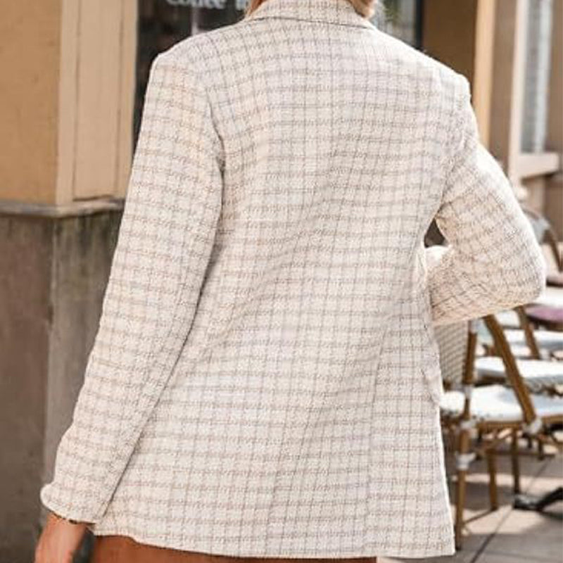 💕✨New Arrival✨💕Plaid Tweed Blazer Jacket for Women