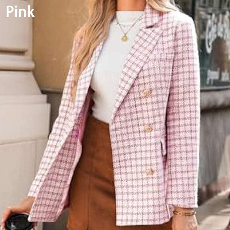 💕✨New Arrival✨💕Plaid Tweed Blazer Jacket for Women