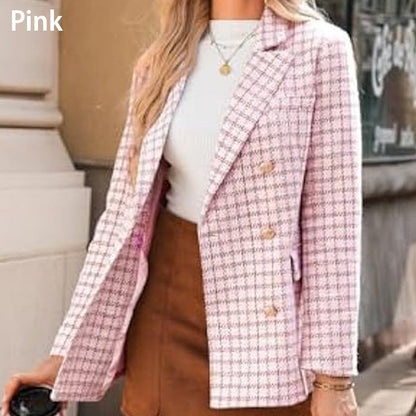 💕✨New Arrival✨💕Plaid Tweed Blazer Jacket for Women