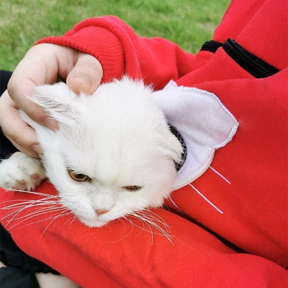 🔥Clearance Sale🔥Ideal Gift - Sweatshirt for Cat Lovers with a Hood and Cozy Pocket
