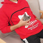 🔥Clearance Sale🔥Ideal Gift - Sweatshirt for Cat Lovers with a Hood and Cozy Pocket