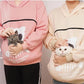 🔥Clearance Sale🔥Ideal Gift - Sweatshirt for Cat Lovers with a Hood and Cozy Pocket