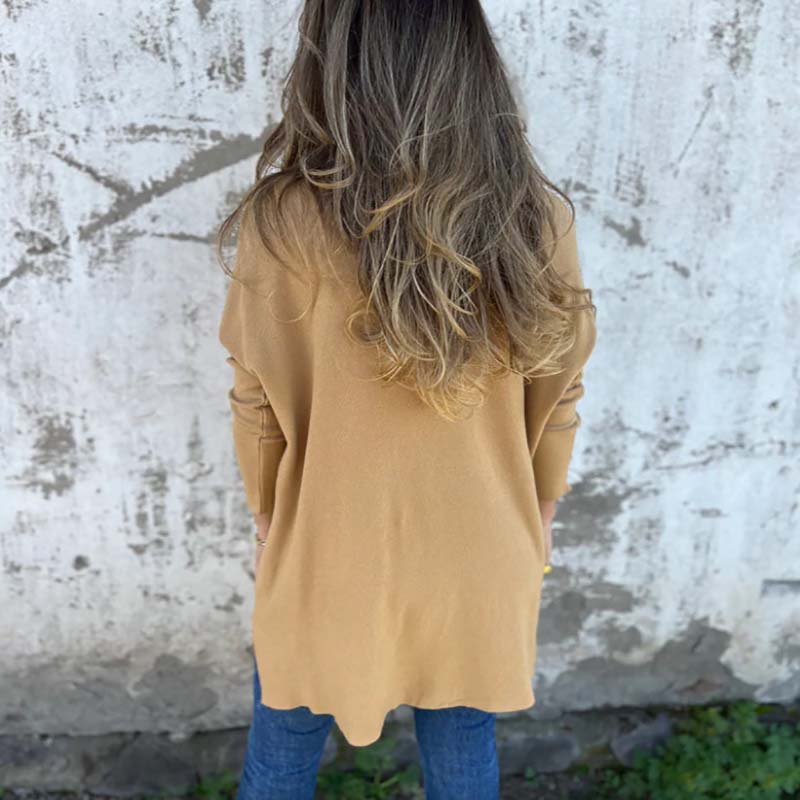 ✨New Arrival✨💕Women's Cozy Knit Long Sleeve Tunic Top with Side Slits