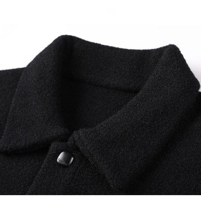 ✨New Arrival✨Men’s Casual Button Tweed Jacket with Lapel Collar