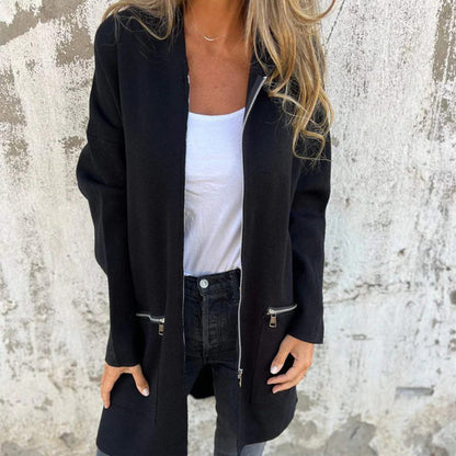 🍁Autumn New Releases🍁Casual Fashion Long-Sleeve Zip-Up Hooded Sweatshirt Jacket