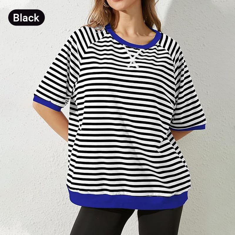 ✨Nieuwkomer✨Oversized gestreepte T-shirts voor dames