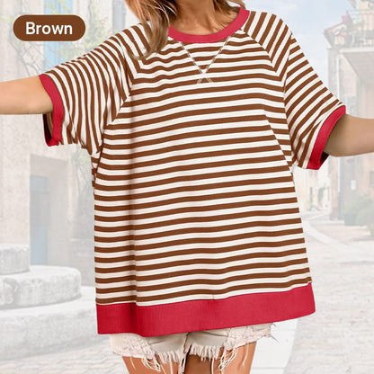 ✨Nieuwkomer✨Oversized gestreepte T-shirts voor dames