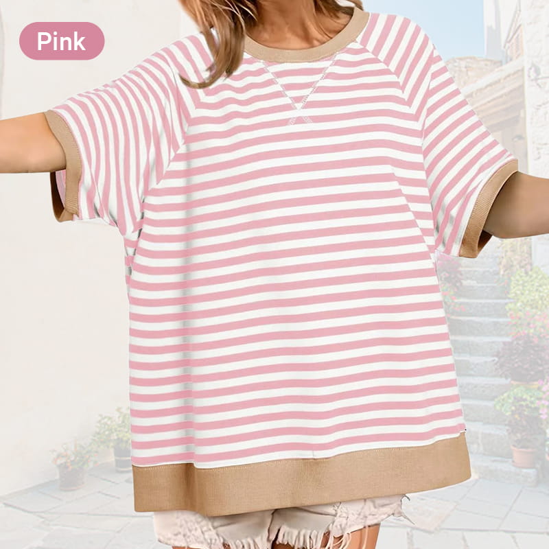 ✨Nieuwkomer✨Oversized gestreepte T-shirts voor dames
