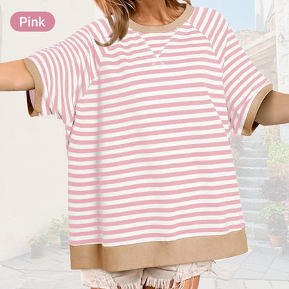 ✨Nieuwkomer✨Oversized gestreepte T-shirts voor dames