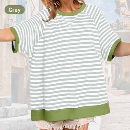 ✨Nieuwkomer✨Oversized gestreepte T-shirts voor dames