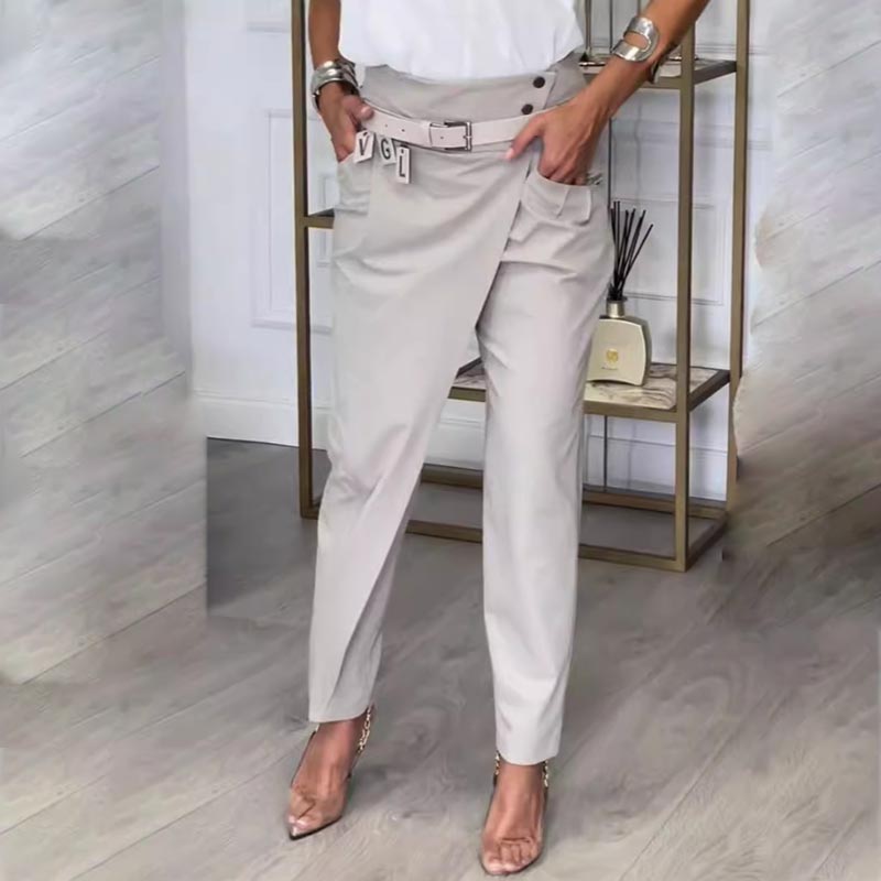 ✨New Arrival✨Women’s Solid Color Irregular Casual Pants