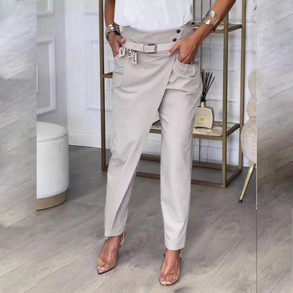 ✨New Arrival✨Women’s Solid Color Irregular Casual Pants