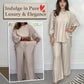 🌷Limited Time 55% OFF💞Women's Long Sleeve High Waisted Wide Leg Pants Suit