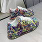 ✨New Arrival✨Unisex Round-toe Youthful Graffiti Casual Sports Shoes