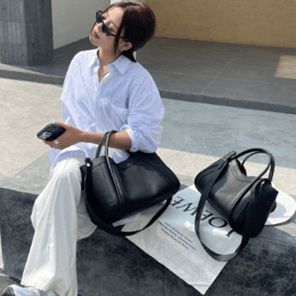 Super Large Capacity --44% OFF👜 Women's PU Leather Tote Bag with Matching Purse