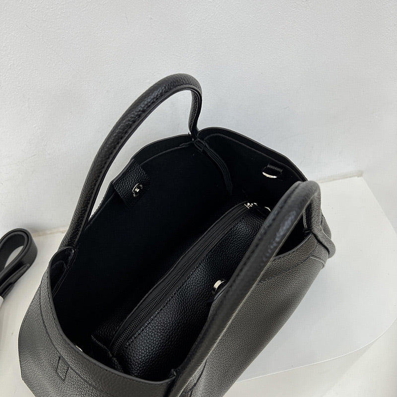 Super Large Capacity --44% OFF👜 Women's PU Leather Tote Bag with Matching Purse