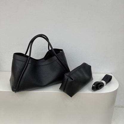 Super Large Capacity --44% OFF👜 Women's PU Leather Tote Bag with Matching Purse