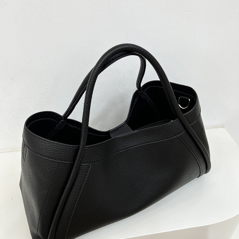 Super Large Capacity --44% OFF👜 Women's PU Leather Tote Bag with Matching Purse