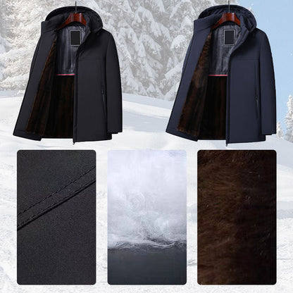 🥰Early Black Friday Offer🥰warm gift - Men's Warm Thickened Hooded Jacket