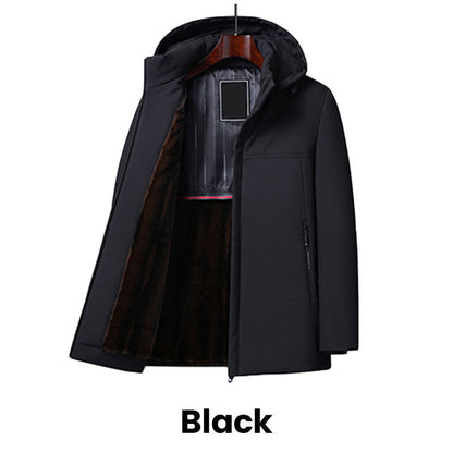 🥰Early Black Friday Offer🥰warm gift - Men's Warm Thickened Hooded Jacket