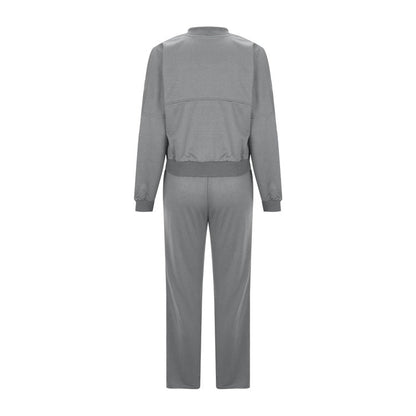 🍂Autumn discount 55%🍂Women's Long Sleeve Zip Coat Drawstring Sweatpants 2-Piece Sets