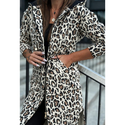 🌷Limited Time 49% OFF💞Women's Trendy Zebra & Leopard Pattern Coat