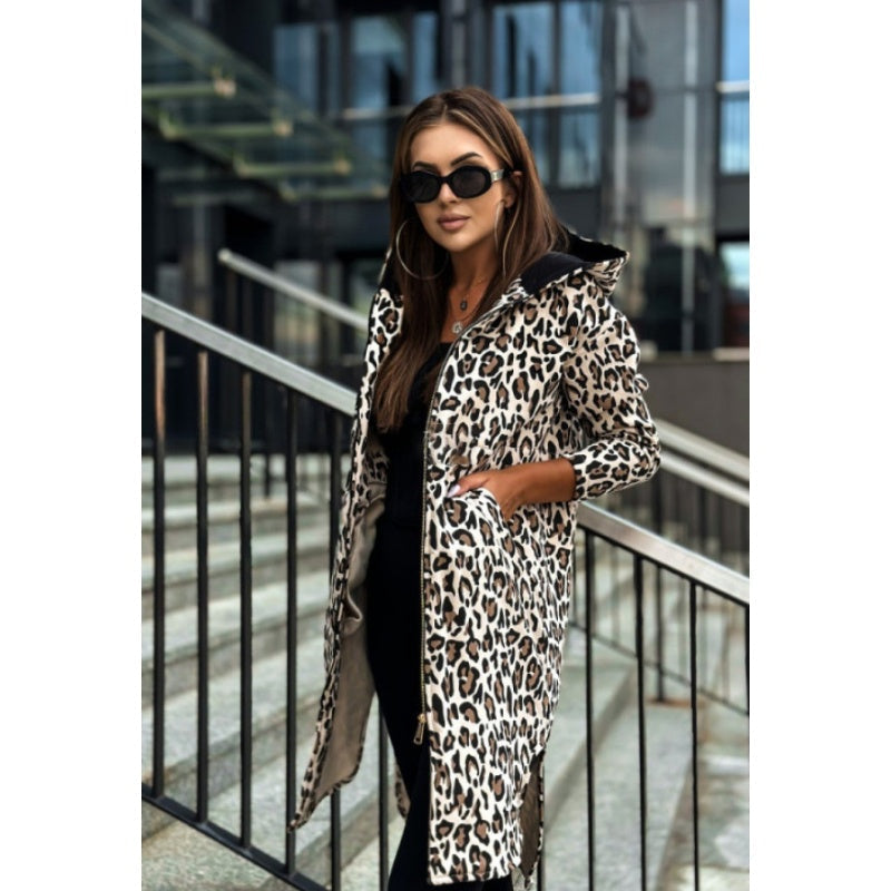🌷Limited Time 49% OFF💞Women's Trendy Zebra & Leopard Pattern Coat