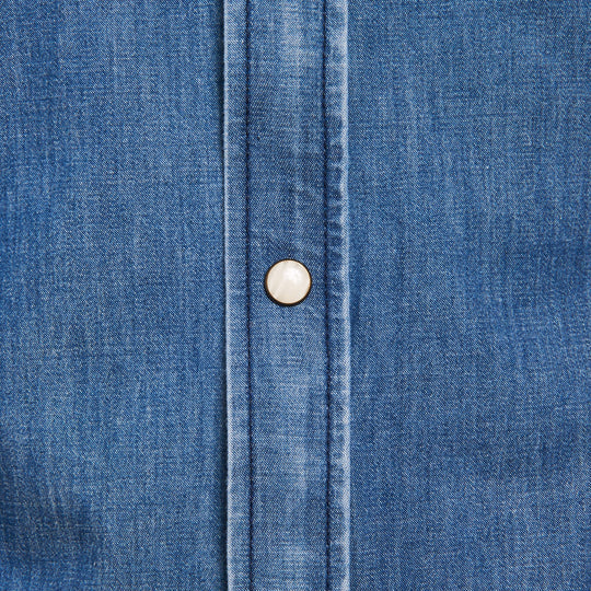 The Denim Western Zip Shirt