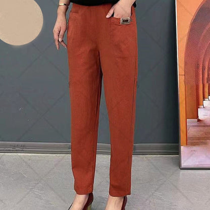 ✨New Arrival✨Women's Elastic Waist Cotton Pants