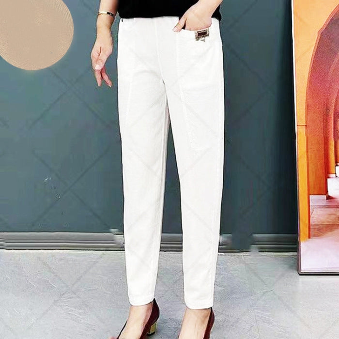 ✨New Arrival✨Women's Elastic Waist Cotton Pants