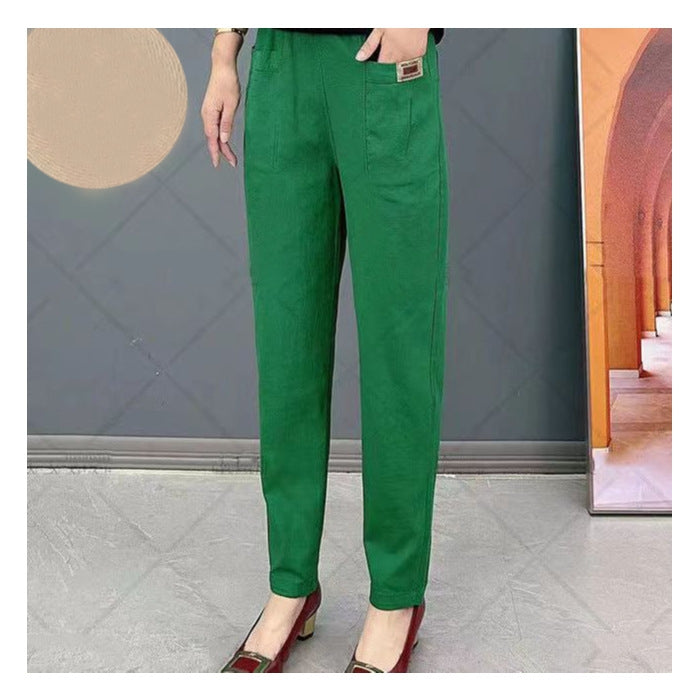 ✨New Arrival✨Women's Elastic Waist Cotton Pants