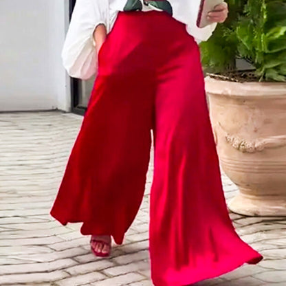 Women's Pants and Off-the-Shoulder Top Two-Piece Set