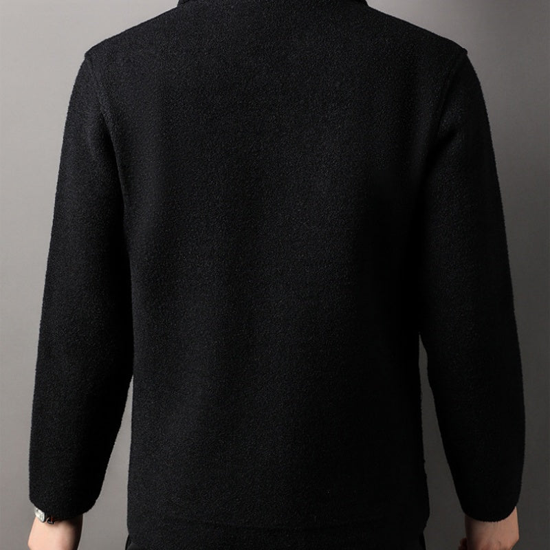 🔥HOT Sale🔥 Men's Trendy Solid Color Lapel Short Coat