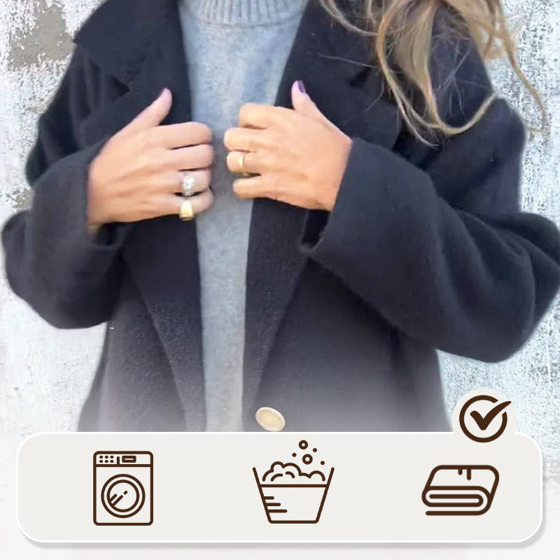 ⏳Limited Sale 42% OFF🌸Women's Long-sleeve Tweed Lapel Coat