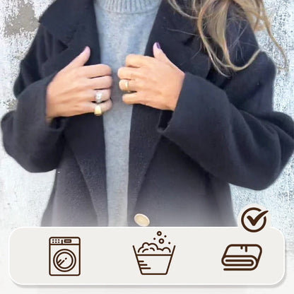 ⏳Limited Sale 42% OFF🌸Women's Long-sleeve Tweed Lapel Coat