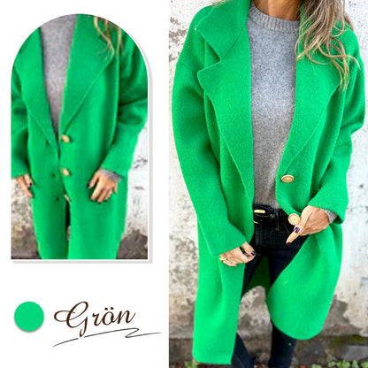 ⏳Limited Sale 42% OFF🌸Women's Long-sleeve Tweed Lapel Coat