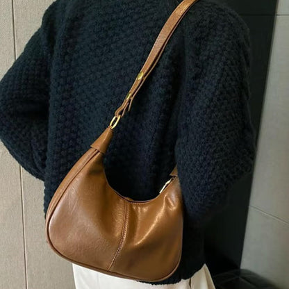 💕Hot Sale 60% OFF💋Women's Classic Solid Color Zipper Shoulder Bag