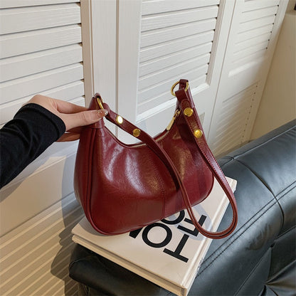 💕Hot Sale 60% OFF💋Women's Classic Solid Color Zipper Shoulder Bag