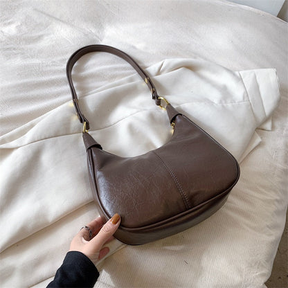 💕Hot Sale 60% OFF💋Women's Classic Solid Color Zipper Shoulder Bag