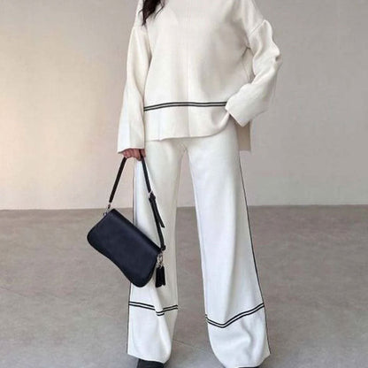 🍁Autumn New Releases🍁Women's Knitted Lounge Set with Micro-Flared Pants