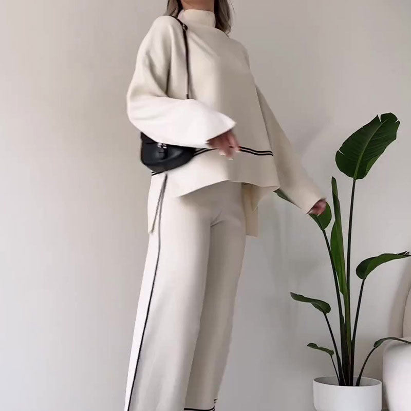 🍁Autumn New Releases🍁Women's Knitted Lounge Set with Micro-Flared Pants