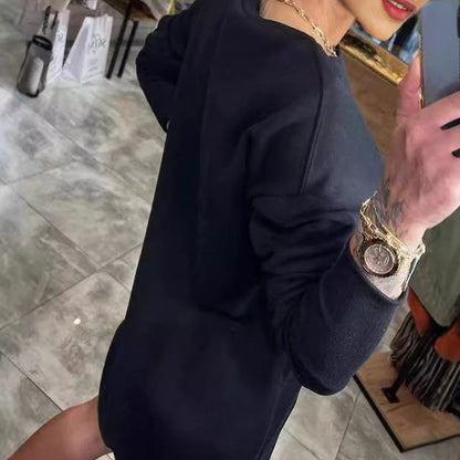 🌷Limited Time 50% OFF💞Women’s Chic Cutout Sweatshirt Dress