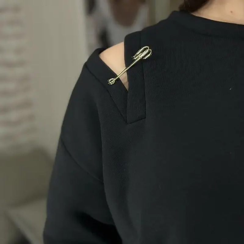 🌷Limited Time 50% OFF💞Women’s Chic Cutout Sweatshirt Dress
