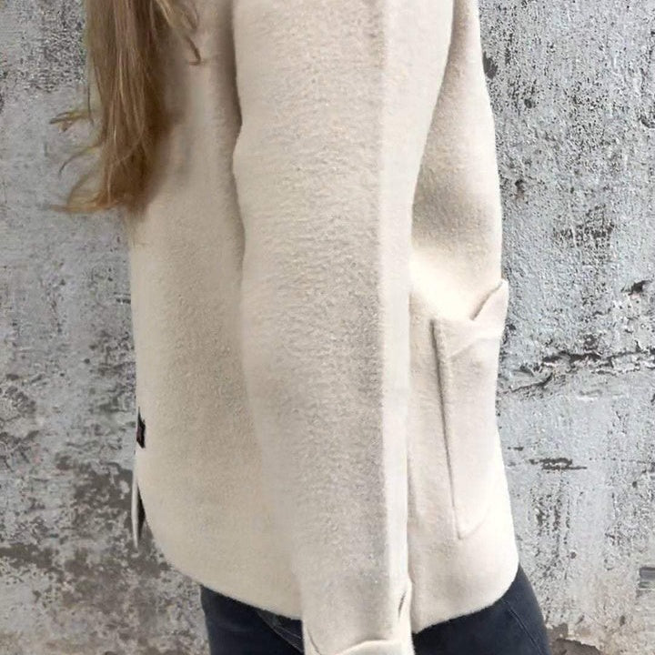 🖤Early Black Friday Sale:50% OFF🎉Women's Knitted Zipper Coat With Pockets