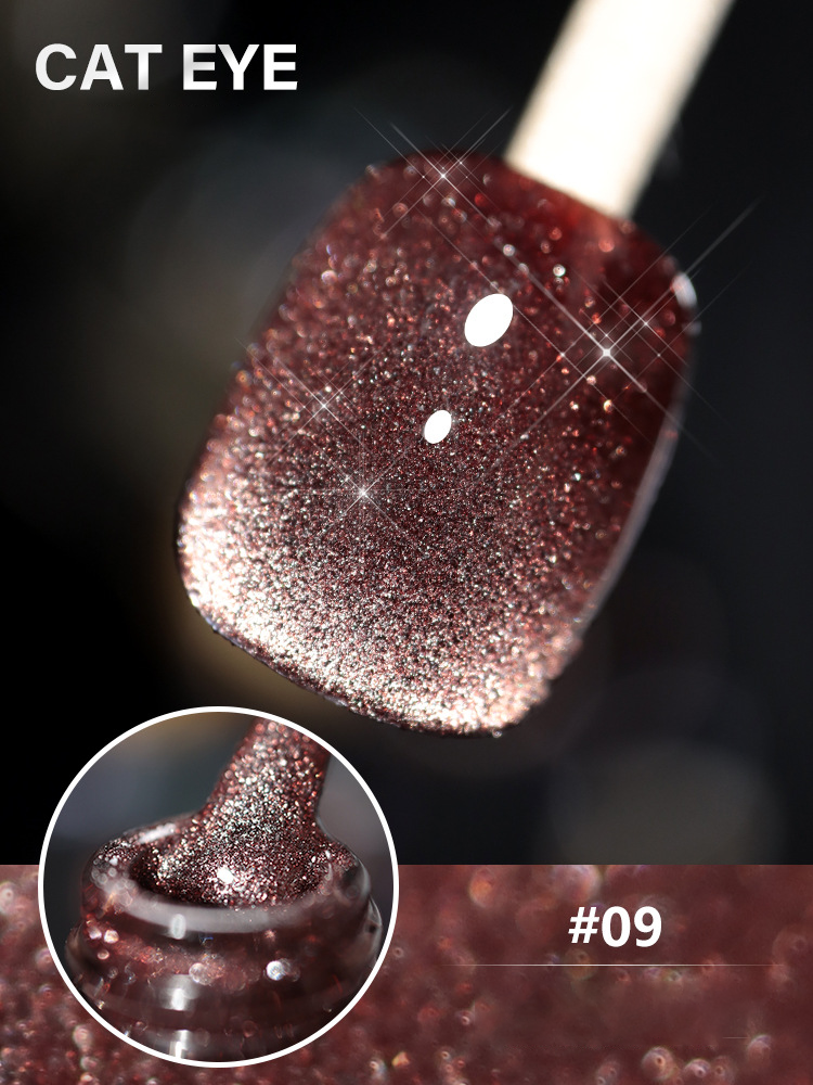 Laser Diamond Cat Eye Nail Polish 🔥【＄25.99 Take away 12 colors】