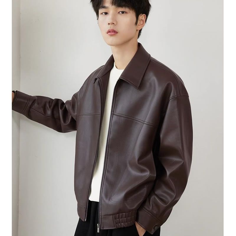 ✨New Arrival✨Men's PU Leather Lapel Jacket