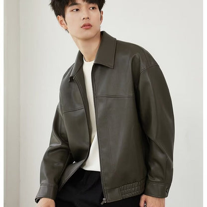 ✨New Arrival✨Men's PU Leather Lapel Jacket