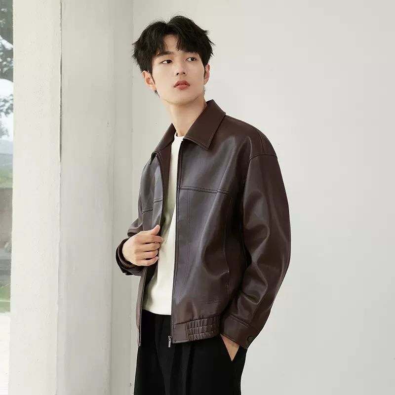 ✨New Arrival✨Men's PU Leather Lapel Jacket