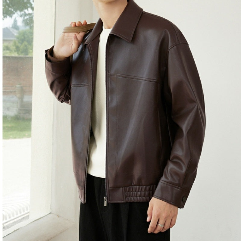 ✨New Arrival✨Men's PU Leather Lapel Jacket